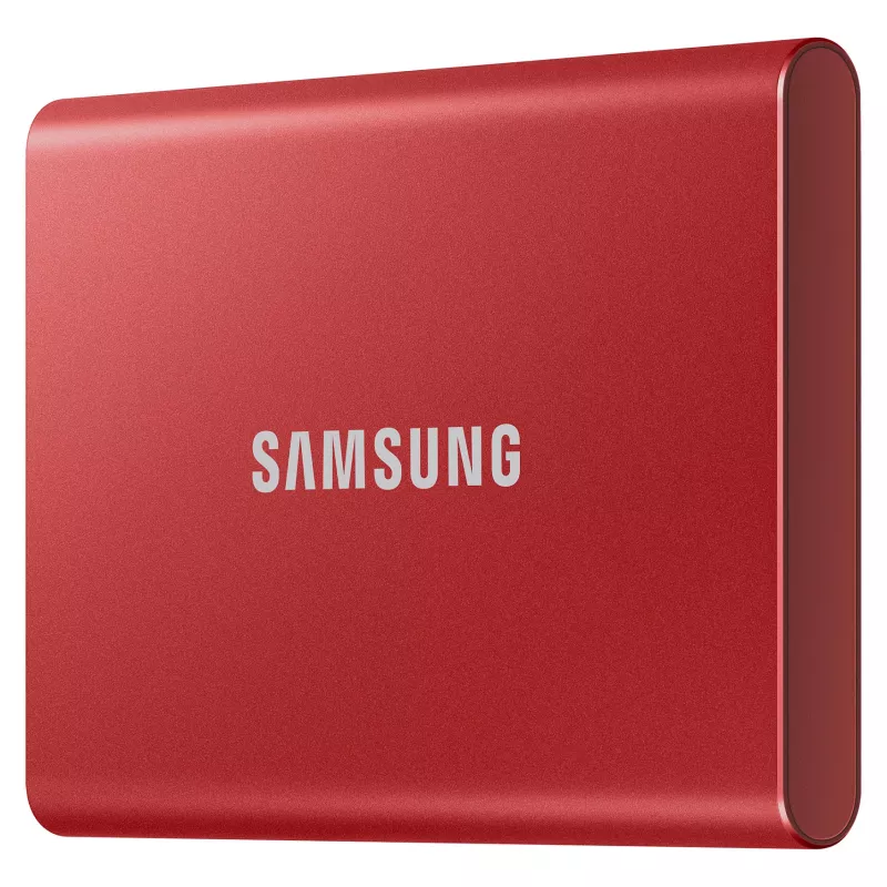 Samsung Portable SSD T7 500GB USB 3.2 Gen 2 Metallic Red Unidad de estado sólido externa