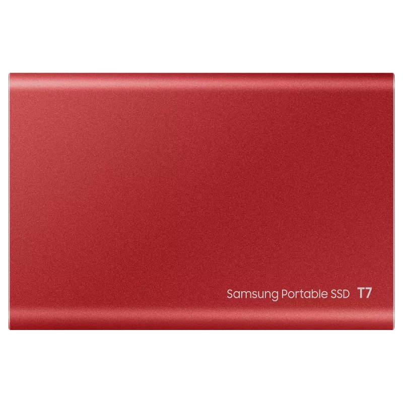 Samsung Portable SSD T7 500GB USB 3.2 Gen 2 Metallic Red Unidad de estado sólido externa