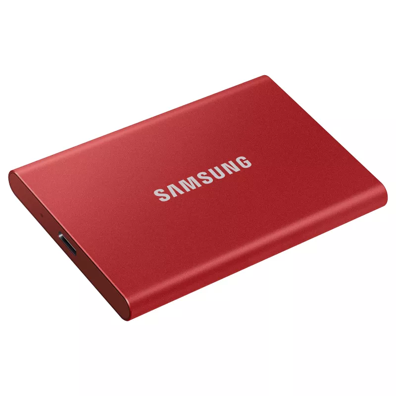 Samsung Portable SSD T7 500GB USB 3.2 Gen 2 Metallic Red Unidad de estado sólido externa