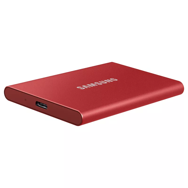 Samsung Portable SSD T7 500GB USB 3.2 Gen 2 Metallic Red Unidad de estado sólido externa