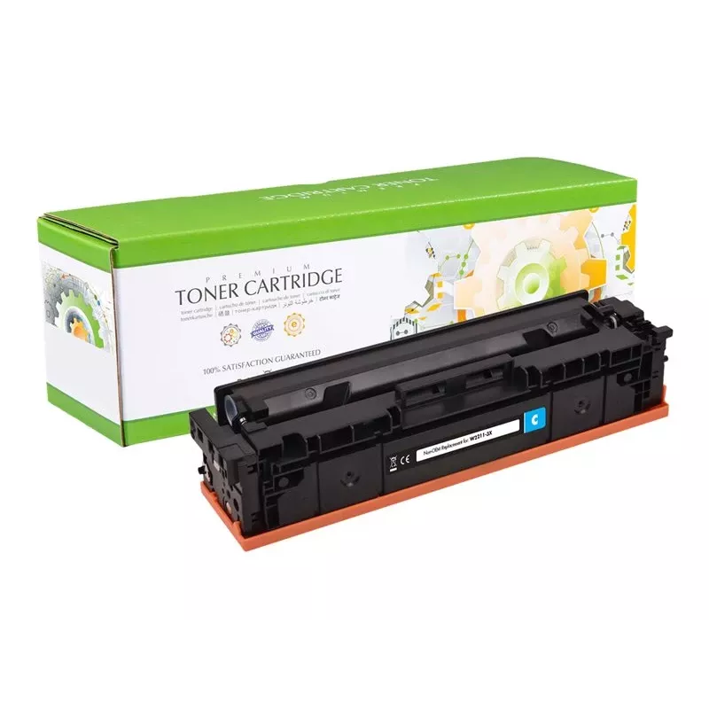 Static Control Cartucho de tóner compatible Cian Alta Capacidad para HP W2211X (2.450 páginas)