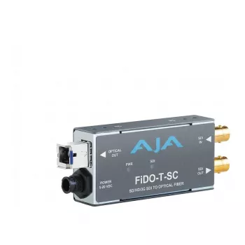 AJA FiDO-T-SC Convertidor 3G-SDI a fibra óptica SC Monomodo