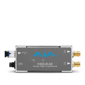 AJA FiDO-R-SC Receptor de fibra óptica a SDI