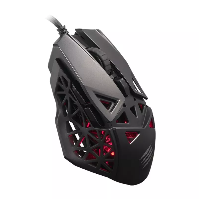 Mad Catz M.O.J.O. M1 Ratón gaming óptico con cable - 12000 DPI - Para diestros - Negro
