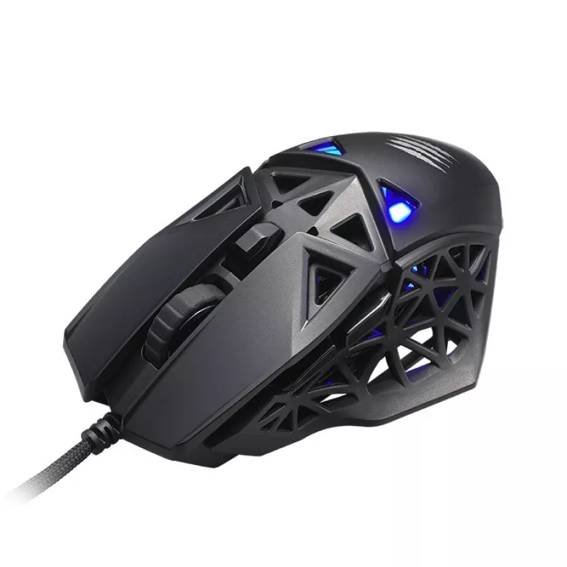 Mad Catz M.O.J.O. M1 Ratón gaming óptico con cable - 12000 DPI - Para diestros - Negro