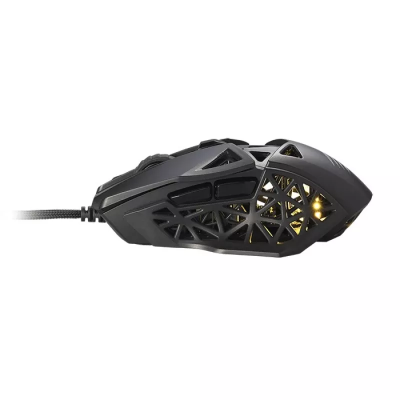 Mad Catz M.O.J.O. M1 Ratón gaming óptico con cable - 12000 DPI - Para diestros - Negro
