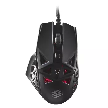 Mad Catz M.O.J.O. M1 Ratón gaming óptico con cable - 12000 DPI - Para diestros - Negro