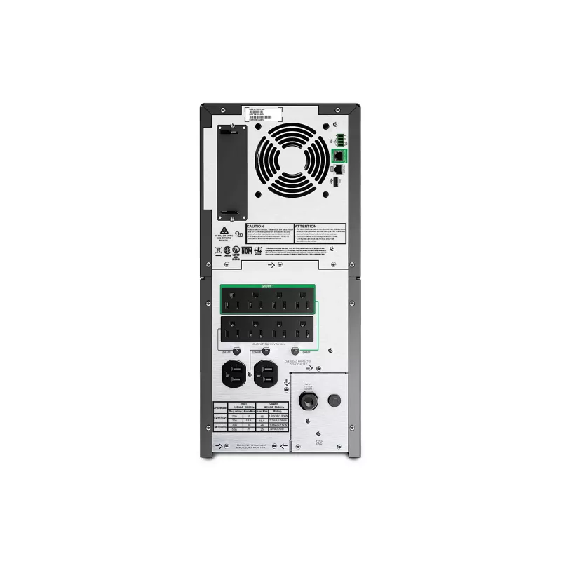 APC Smart-UPS SMT2200C SAI - 2200VA/1980W - Line Interactive - 120V - Rackmount 2U - 8x NEMA 5-15R + 1x NEMA 5-20R - USB y Serie - Negro