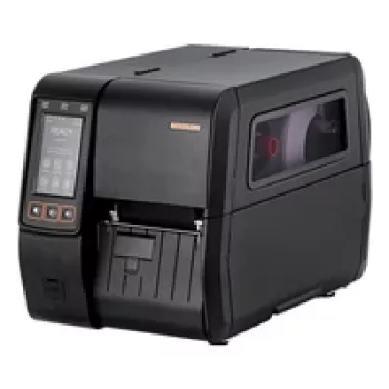 BIXOLON XT5-43ND9S/BEG 300 DPI Impresora de etiquetas de transferencia térmica con rebobinador y despegador Serie Ethernet