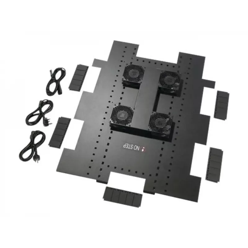APC Roof Fan Tray - Unidad de ventiladores para rack - AC 200-240V - 6 ventiladores - Negro