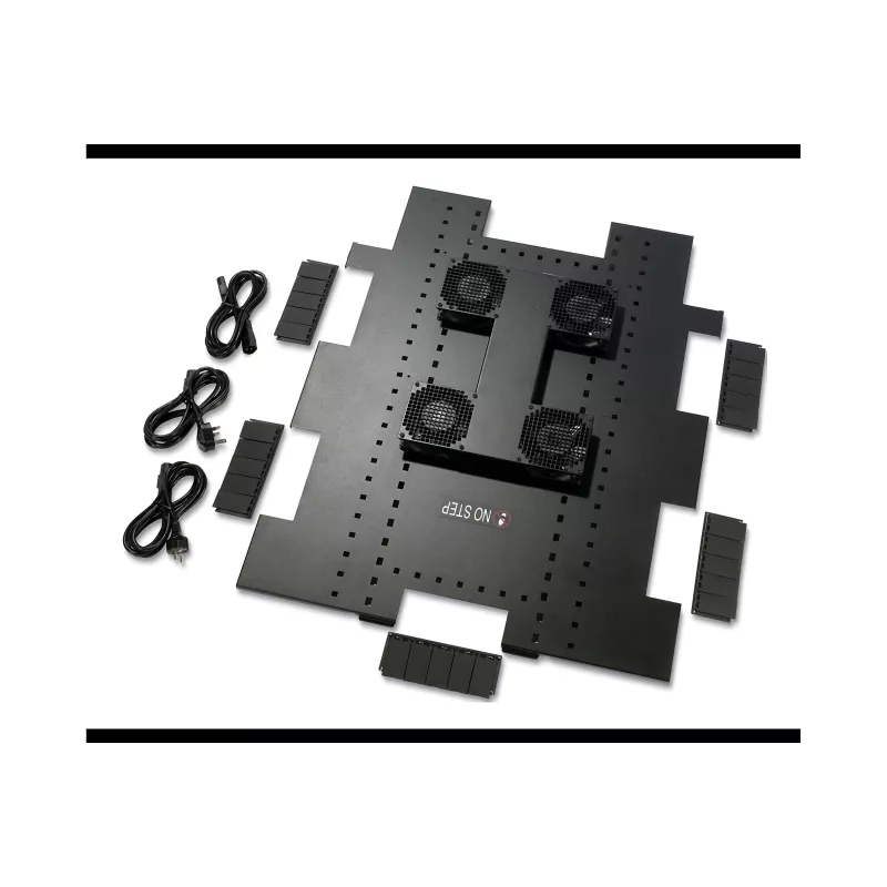 APC Roof Fan Tray - Unidad de ventiladores para rack - AC 200-240V - 6 ventiladores - Negro