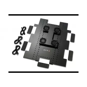 APC Roof Fan Tray - Unidad de ventiladores para rack - AC 200-240V - 6 ventiladores - Negro