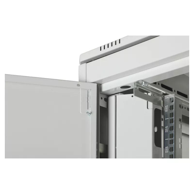 DIGITUS Armario de red Unique Series Gris 42HE 800x800mm Puerta frontal de acero de doble hoja