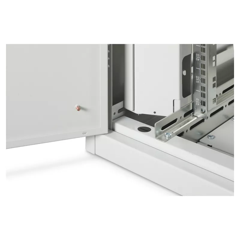 DIGITUS Armario de red Unique Series Gris 42HE 800x800mm Puerta frontal de acero de doble hoja