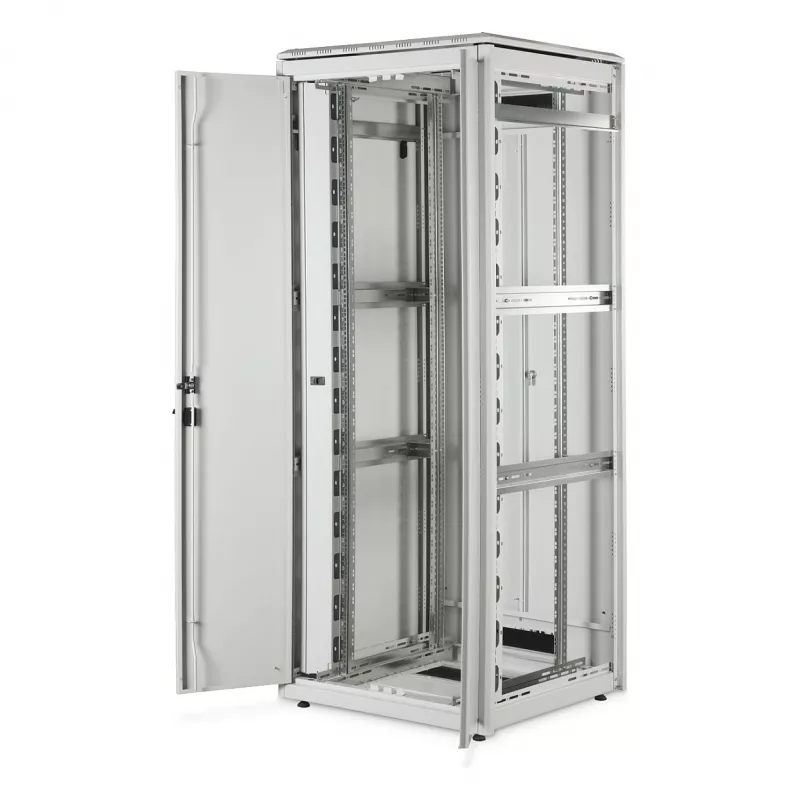 DIGITUS Armario de red Unique Series Gris 42HE 800x800mm Puerta frontal de acero de doble hoja