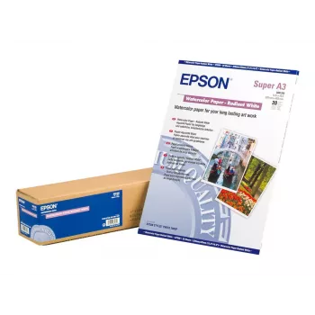 Epson papel WaterColor Radiant White A3+ 190 g/m² 20 hojas inkjet