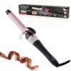 Adler AD 2117 Rizador con sistema de calefacción cerámico, cilindro de 25 mm, 200 °C, 45 W, Negro/Rosa