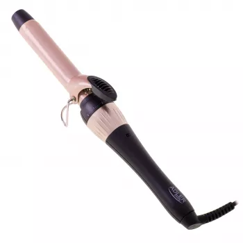Adler AD 2117 Rizador con sistema de calefacción cerámico, cilindro de 25 mm, 200 °C, 45 W, Negro/Rosa
