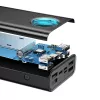 Baseus Amblight Batería externa 30000mAh, 4xUSB, USB-C, 65W, Negro
