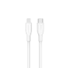 Canyon CLNM60SC10 cable USB-C a Lightning 1m 60W MFi silicona blanco