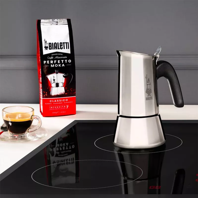 Bialetti Venus cafetera italiana 4 tazas 170 ml acero inoxidable