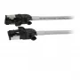 Synergy21 cable de parcheo RJ45, CAT6A 500 MHz, 0,25 m, gris, S/FTP, Slimline Round d=4,5 mm, TPE/LSZH (Superflex), AWG28, con conectores CAT7 sin crimpar, conector giratorio