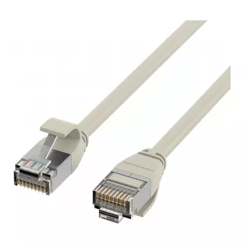 EFB-Elektronik cable de parcheo RJ45 Cat.6A U/FTP TPE 4mm Ultraflex gris 0,25m