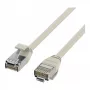 EFB-Elektronik cable de parcheo RJ45 Cat.6A U/FTP TPE 4mm Ultraflex gris 0,25m