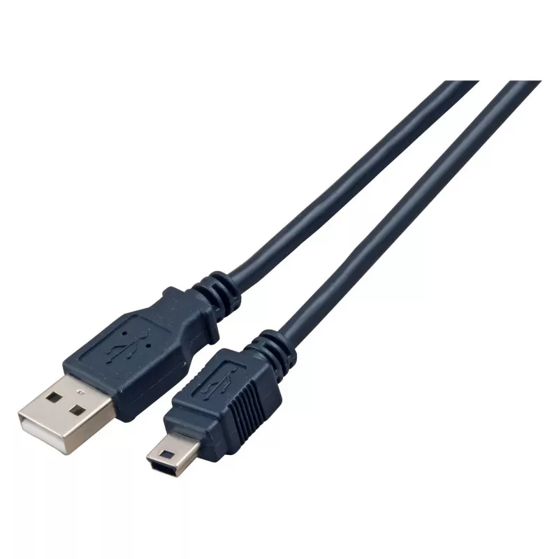 EFB cable de conexión USB 2.0 Type-A a Mini B 5 pines Classic negro 1,5 m