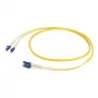 EFB-Elektronik latiguillo dúplex LC-LC 9/125µm OS2 LSZH amarillo 1,5m cable de parcheo de fibra óptica