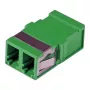 EFB-ELEKTRONIK acoplador de fibra óptica LC Duplex OM5, de una pieza, sin brida, verde lima, casquillo cerámico