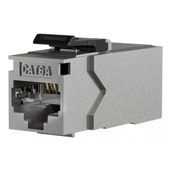 EFB módulo adaptador keystone RJ45 STP Cat.6A 90° zamak 40mm