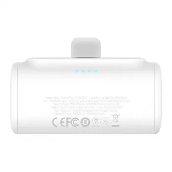 Baseus Compact batería externa 5000mAh 20W USB-C blanca