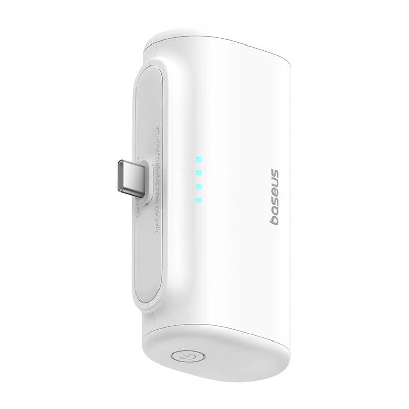 Baseus Compact batería externa 5000mAh 20W USB-C blanca