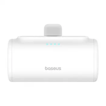 Baseus Compact batería externa 5000mAh 20W USB-C blanca