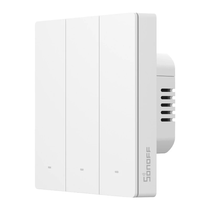 Interruptor de pared inteligente SONOFF M5-3C-86W WiFi Matter (3 canales) blanco