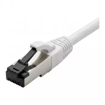 Cable de red RJ45 Synergy21, CAT8.1 2000MHz, 0,15 m, blanco, S-STP (S/FTP), TPE/LSZH (SuperFlex), AWG26
