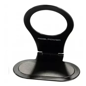 Soporte de pared para smartphone RealPower hold me blanco