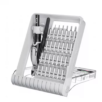Juego de destornilladores de precisión Synergy 21, set de 25 piezas para reparación de electrónica (S21-COMP-0250151)