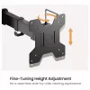 Soporte de escritorio Equip para doble monitor 17-32 pulgadas 360° articulado 10 kg negro