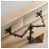 Soporte de escritorio Equip para doble monitor 17-32 pulgadas 360° articulado 10 kg negro