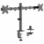 Soporte de escritorio Equip para doble monitor 17-32 pulgadas 360° articulado 10 kg negro