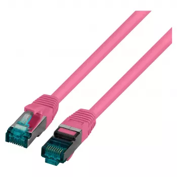 Cable de red RJ45 EFB-Elektronik Cat.6A S/FTP LSZH magenta 1,5 m