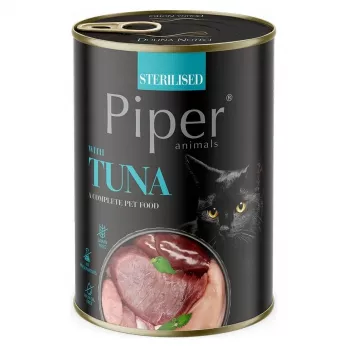 DOLINA NOTECI Piper Sterilised con atún comida húmeda para gatos 400g