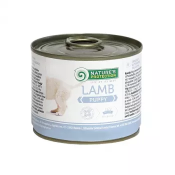 NATURE'S PROTECTION Puppy Cordero - Comida húmeda para cachorros - 200 g