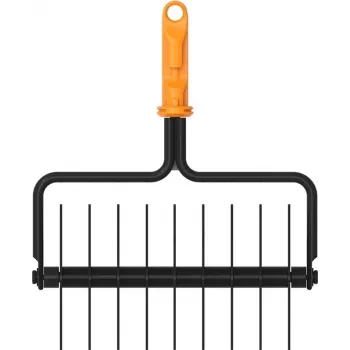 Fiskars QuikFit Mango 156 cm Aluminio Negro Naranja Plata