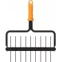 Fiskars QuikFit Mango 156 cm Aluminio Negro Naranja Plata