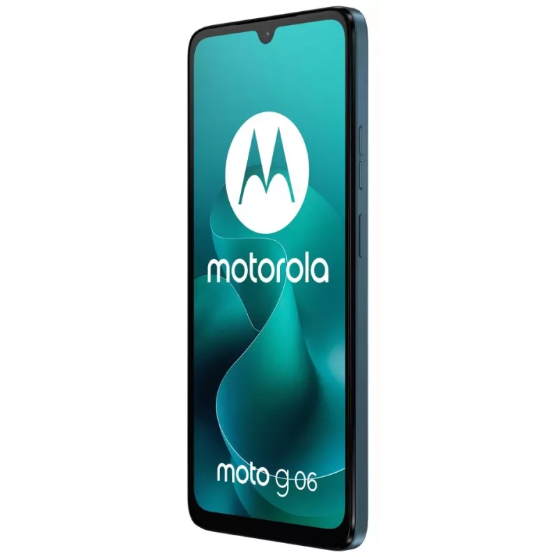 Motorola G06 Tapestry 4/64GB smartphone, pantalla de 6,88 pulgadas, cámara 50MP, Dual SIM, 4G LTE, Tapestry Blue