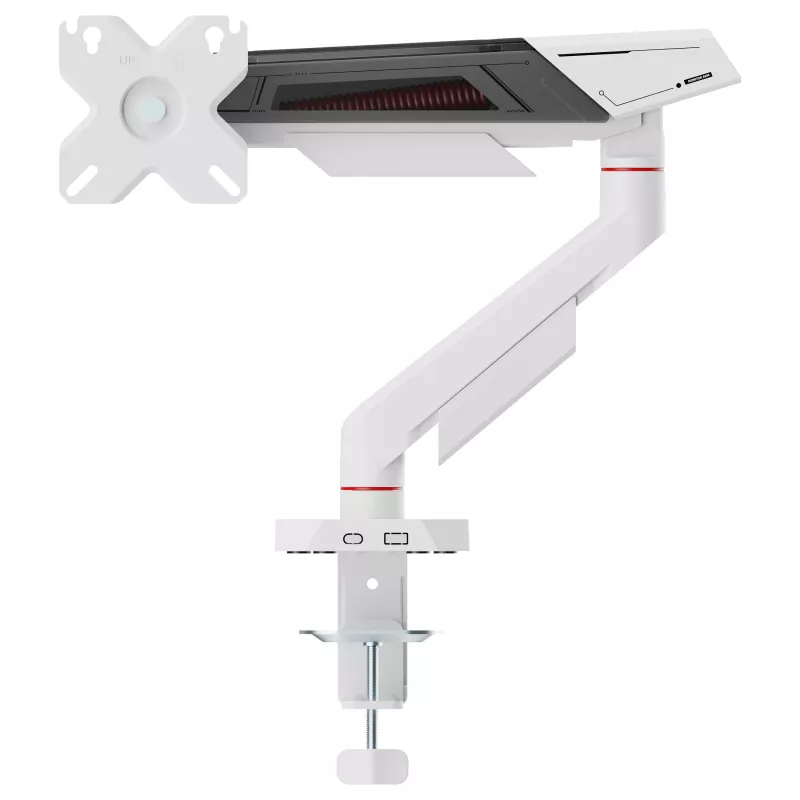 Equip Soporte de mesa para pantallas de 17-40 pulgadas, giro 360°, 12 kg, Negro/Blanco