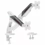 Equip Soporte de mesa doble para monitor 17-35 pulgadas 180° Gaming 12kg Negro/Blanco